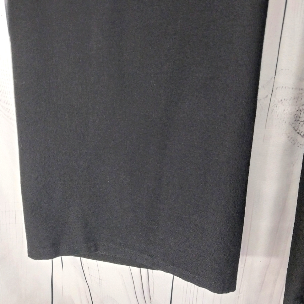 Eileen Fisher Cropped Black Wide-Leg Classic Minimalist Workwear Pants - Picture 11 of 11
